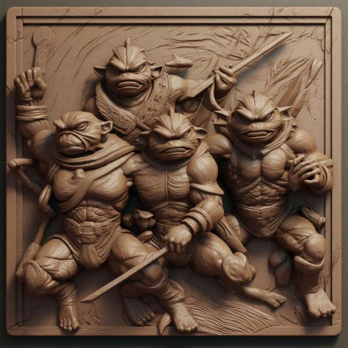 Games (Battletoads 4, GAMES_32092) 3D models for cnc